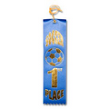 2"x8" 1st Place Stock Event Ribbons (Soccer) Carded